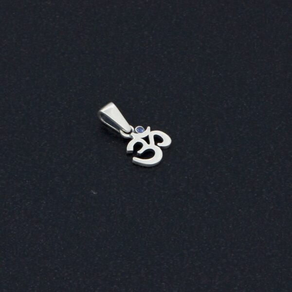AUM Blue Pearl Pendant - Image 4