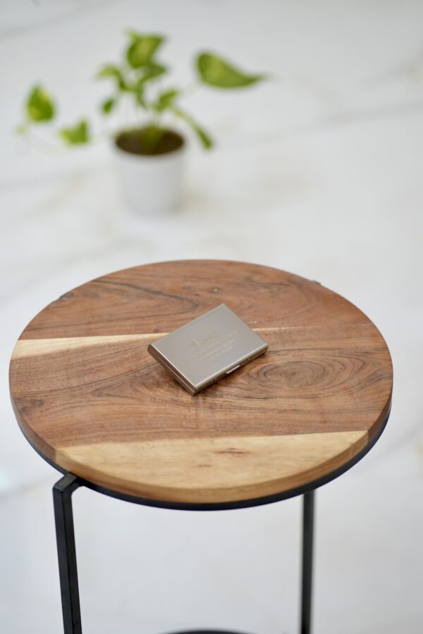 Premium Metal Card Holder – Sleek & Durable - Image 3